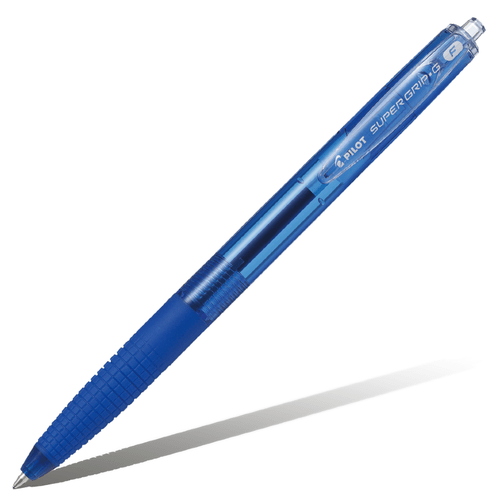 Ручка шариковая автомат синяя PILOT 0,7мм SUPER GRIP G синяя на масл.основе 1/12