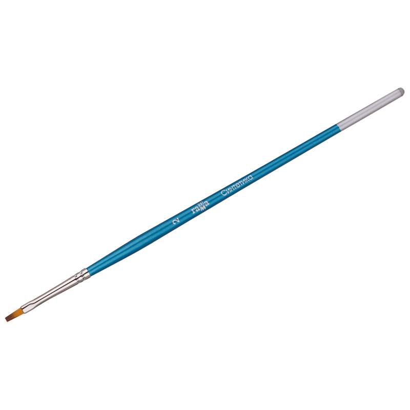 Кисть Синтетика плоская №2 ГАММА  1/30