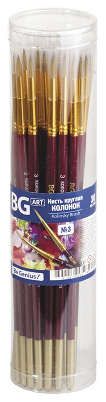 Кисть Колонок круглая №3 BG "Art, 