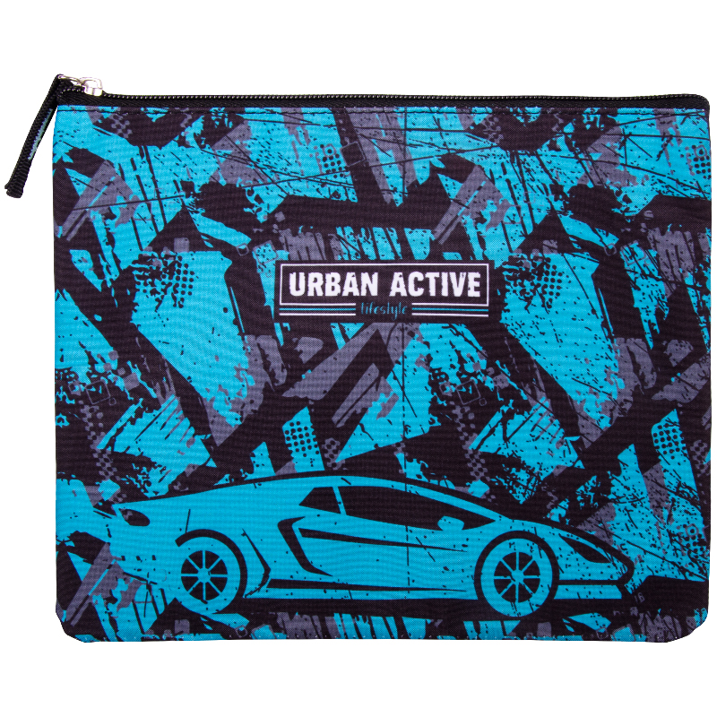 Папка для тетрадей А5 на молнии 1отд BERLINGO Urban Active текстиль