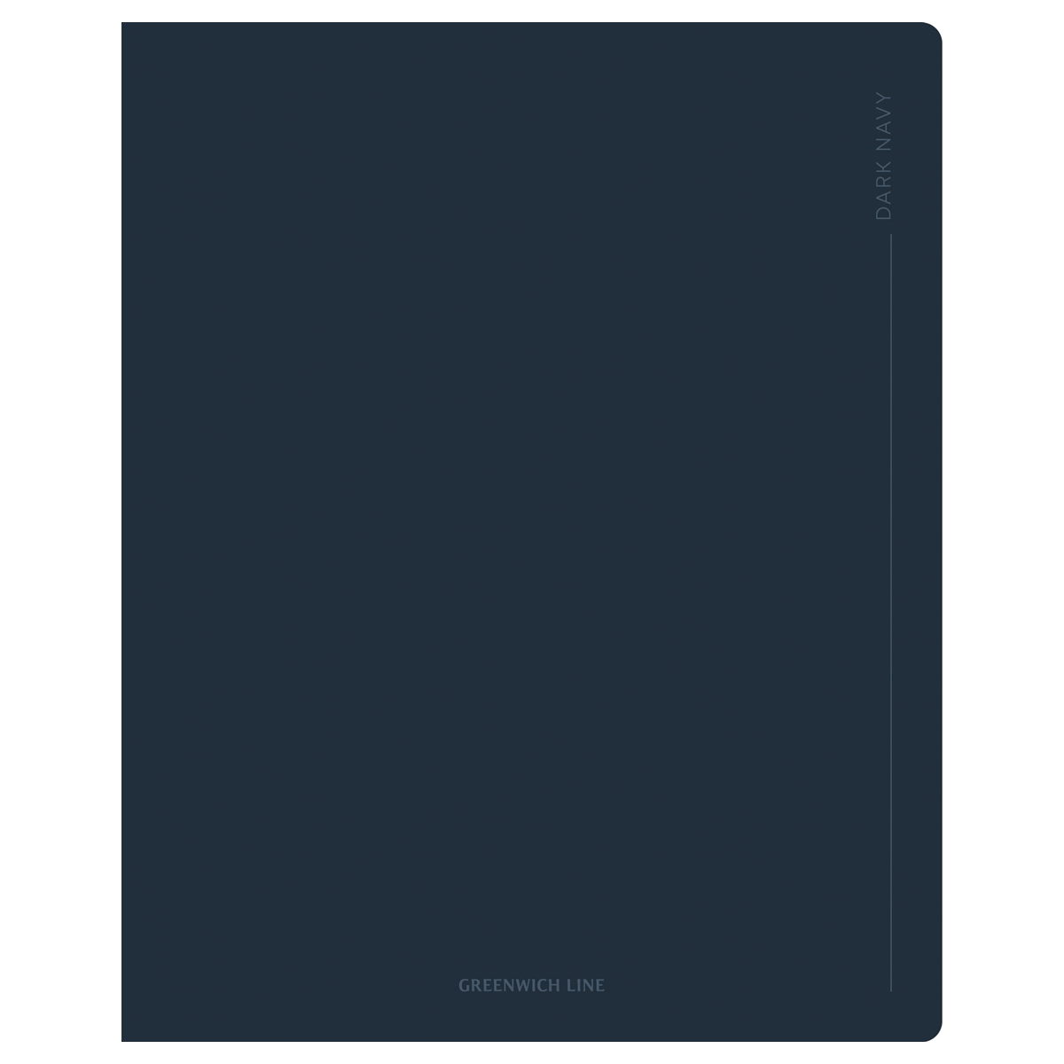 Тетрадь 48л., А5, линия Greenwich Line "Dark navy", "cофт-тач" ламинация, выб. лак, 70г/м2 N5I48-493