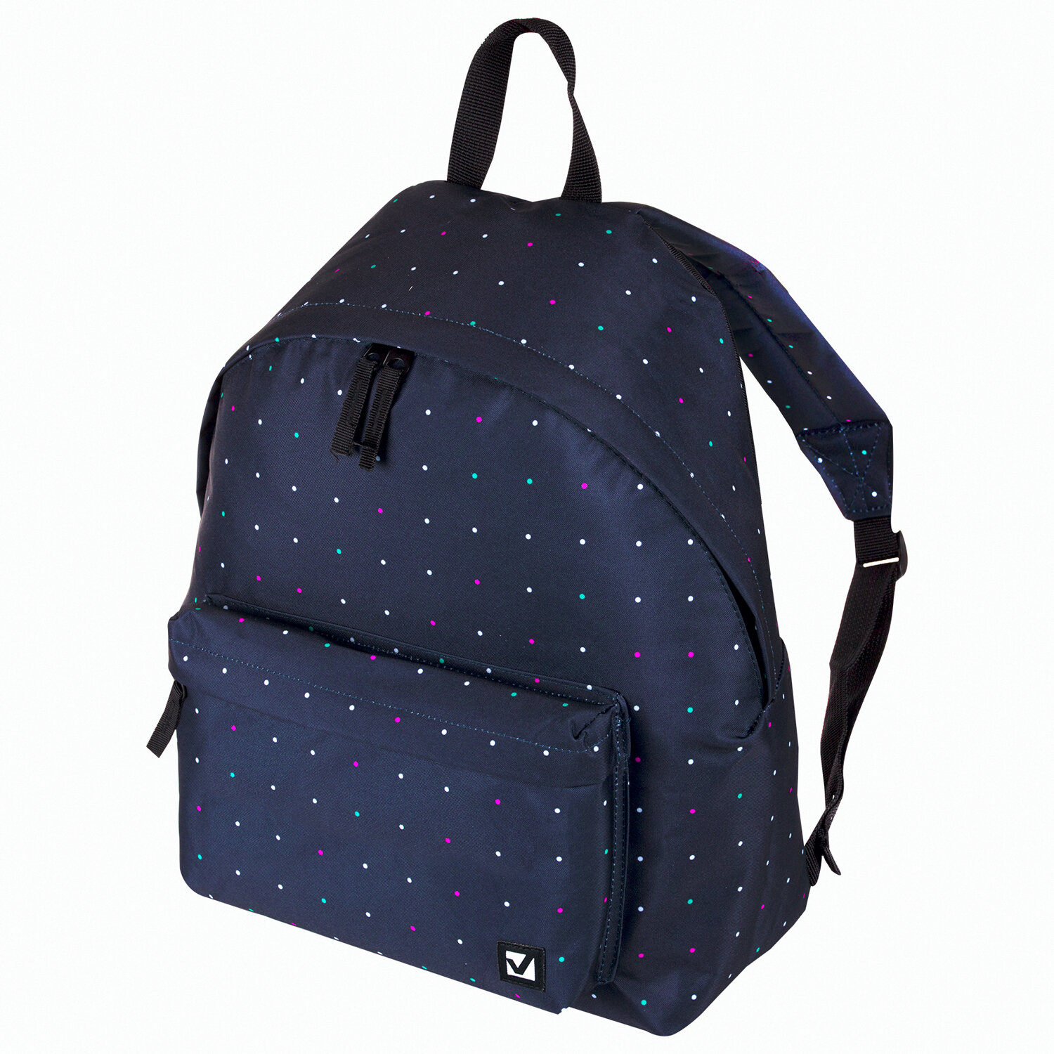Рюкзак BRAUBERG 1отд 1карм B-PACK 41*32*14см горошек темно-синий
