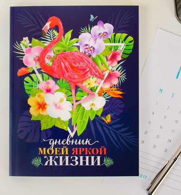 Ежедневник-смешбук ДНЕВНИК МОЕЙ ЯРКОЙ ЖИЗНИ с раскраской тв. обл