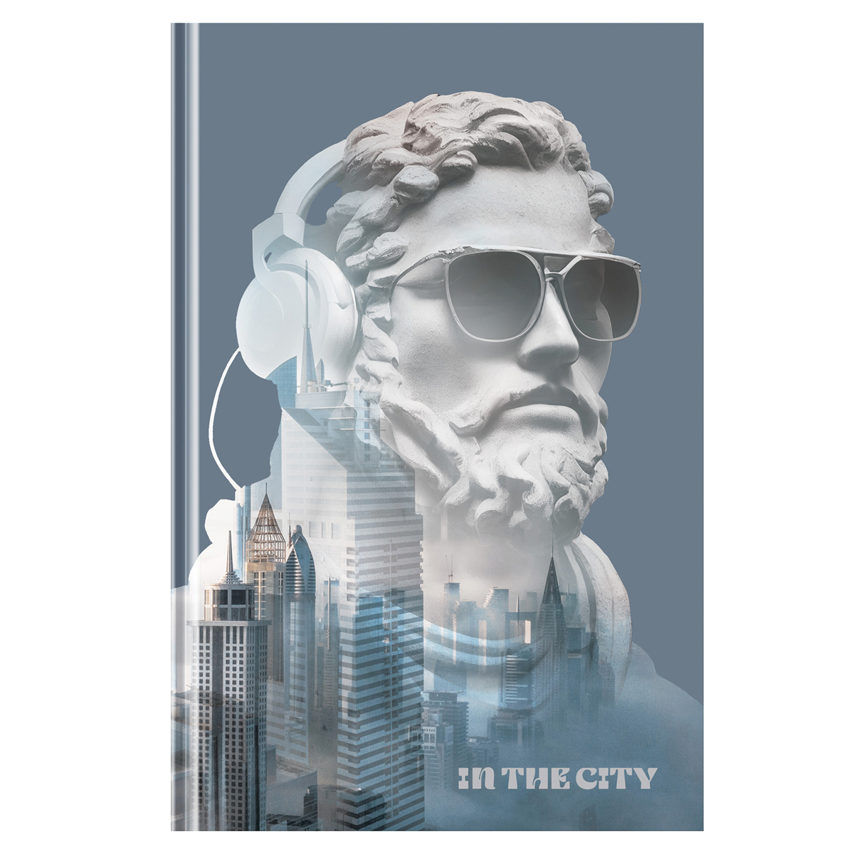 Ежедневник недатированный А5, 160л., 7БЦ BG "In the city", матовая ламинация