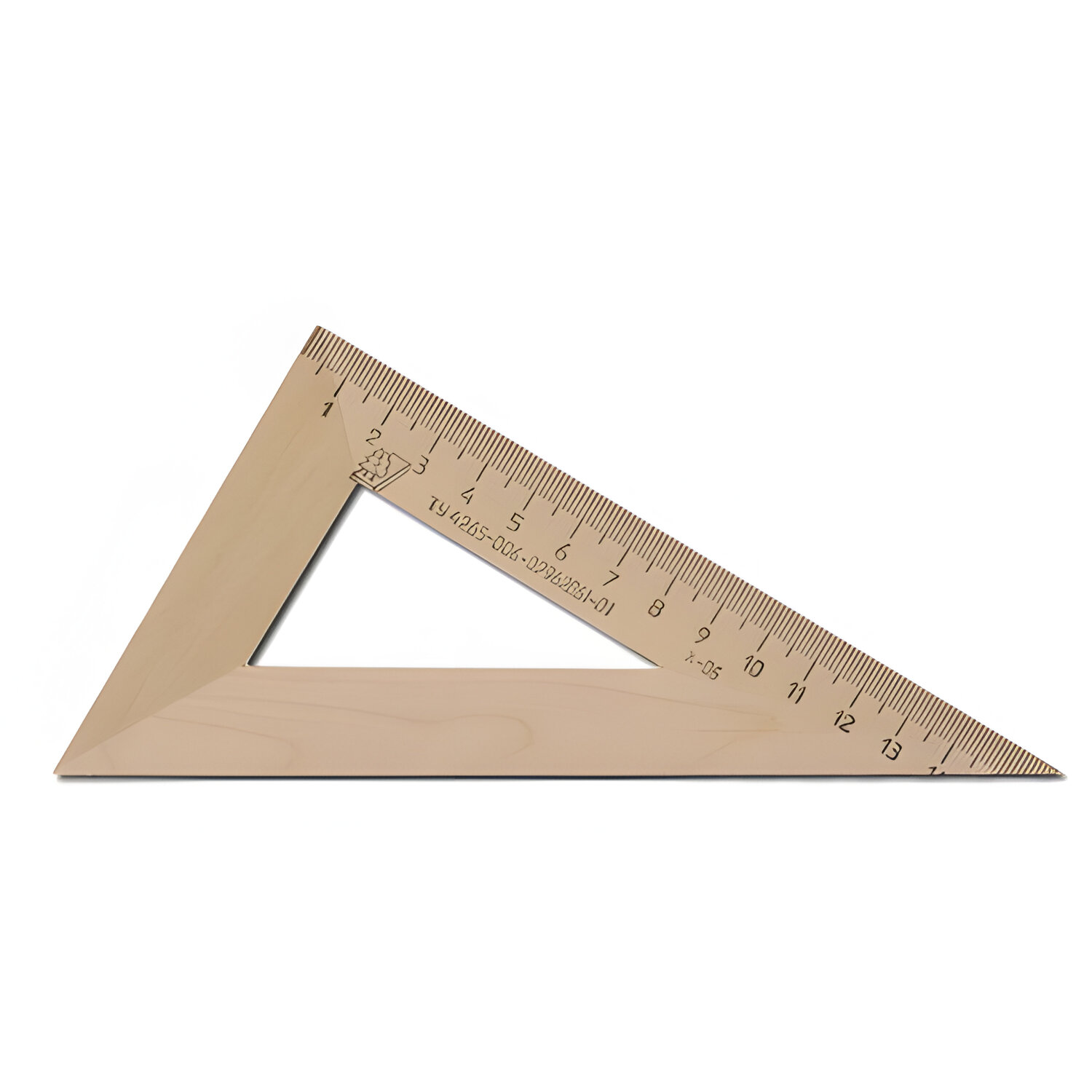 Треугольник деревянный 16см 30 градусов МОЖГА УЧД