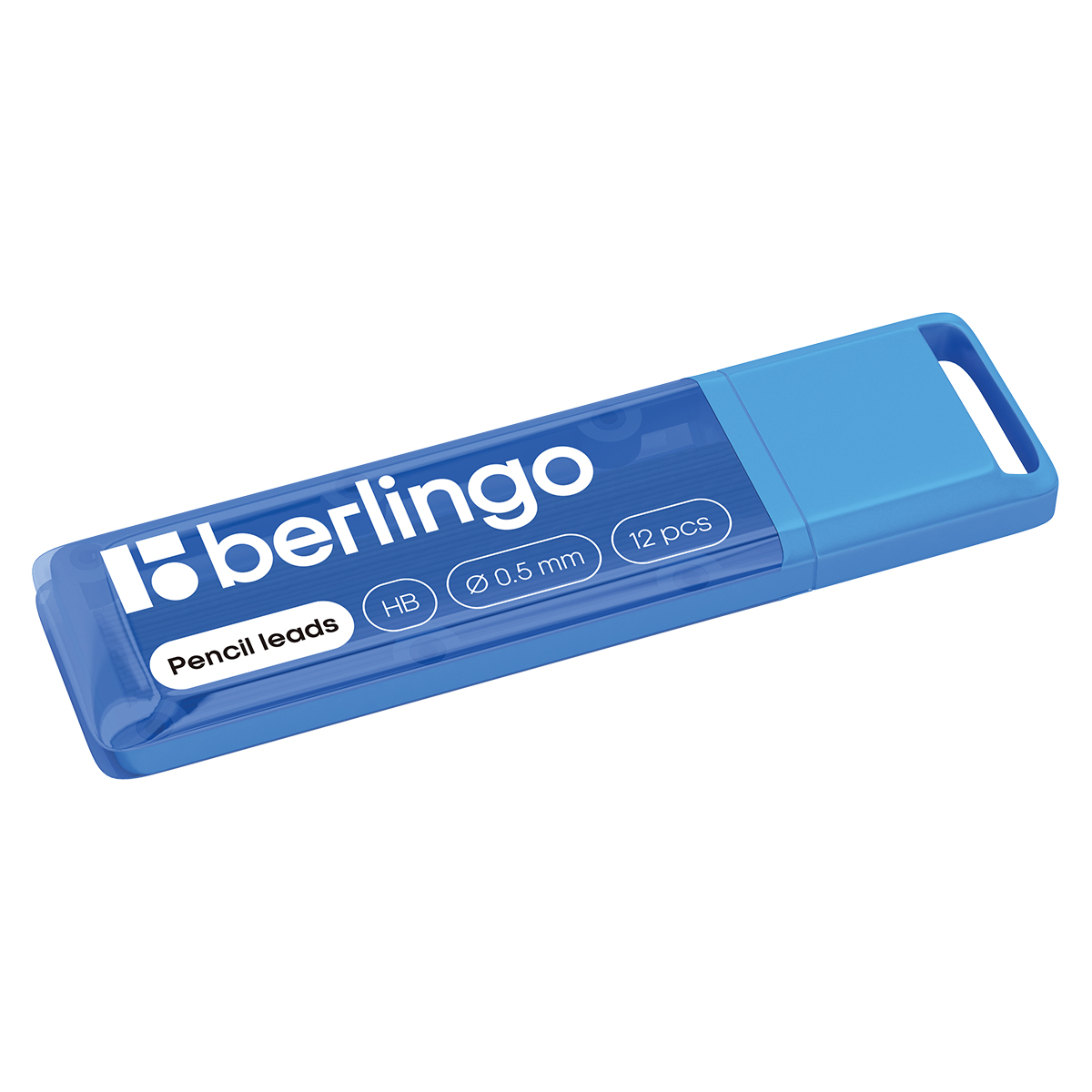 Грифели для механических карандашей Berlingo, 12шт., 0,5мм, HB
