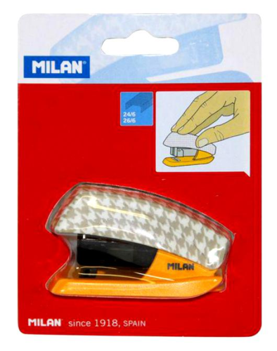 Степлер №24/6 26/6 20л MILAN клетка блистер
