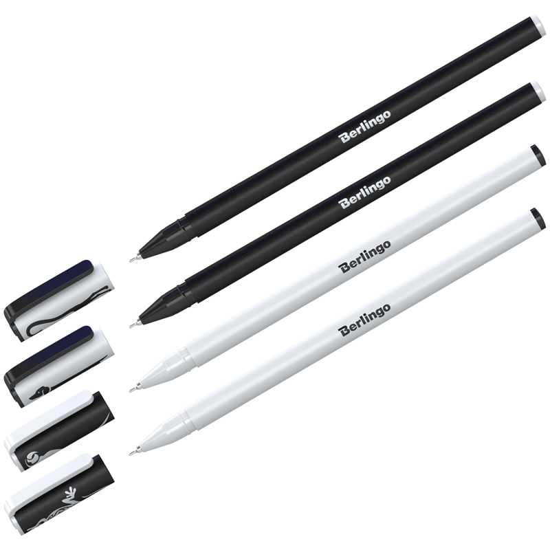 Ручка шариковая синяя Berlingo 0,7мм "Funline. Riddle"