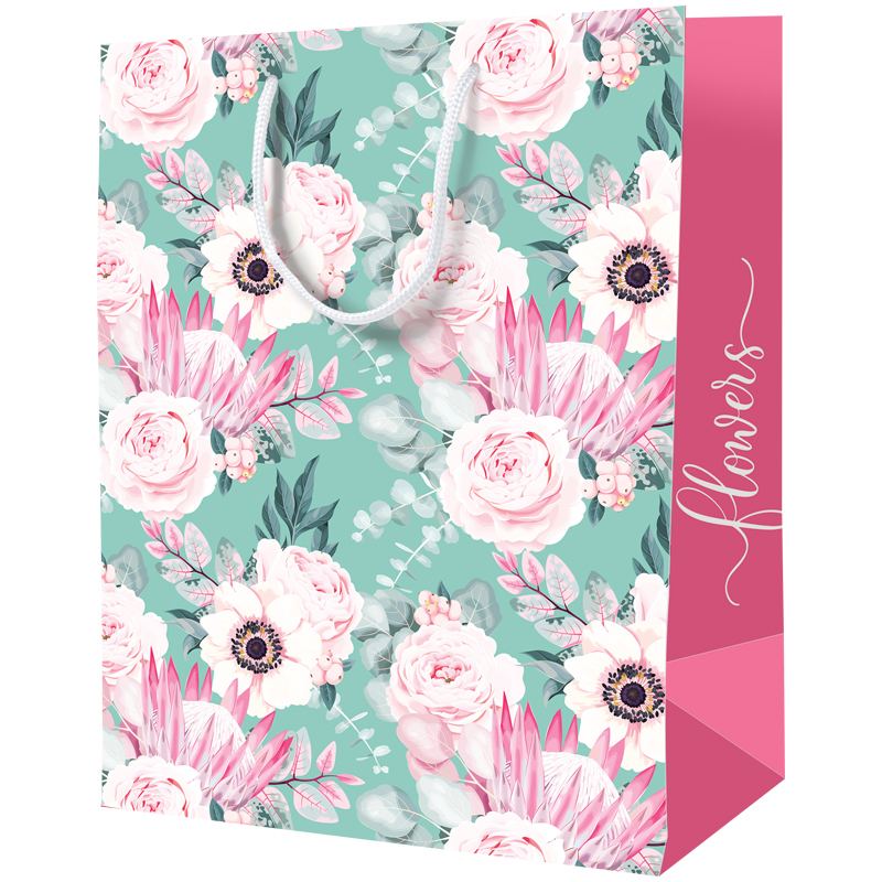 Пакет подарочный 26*32*12см ArtSpace "Peonies", ламинированный