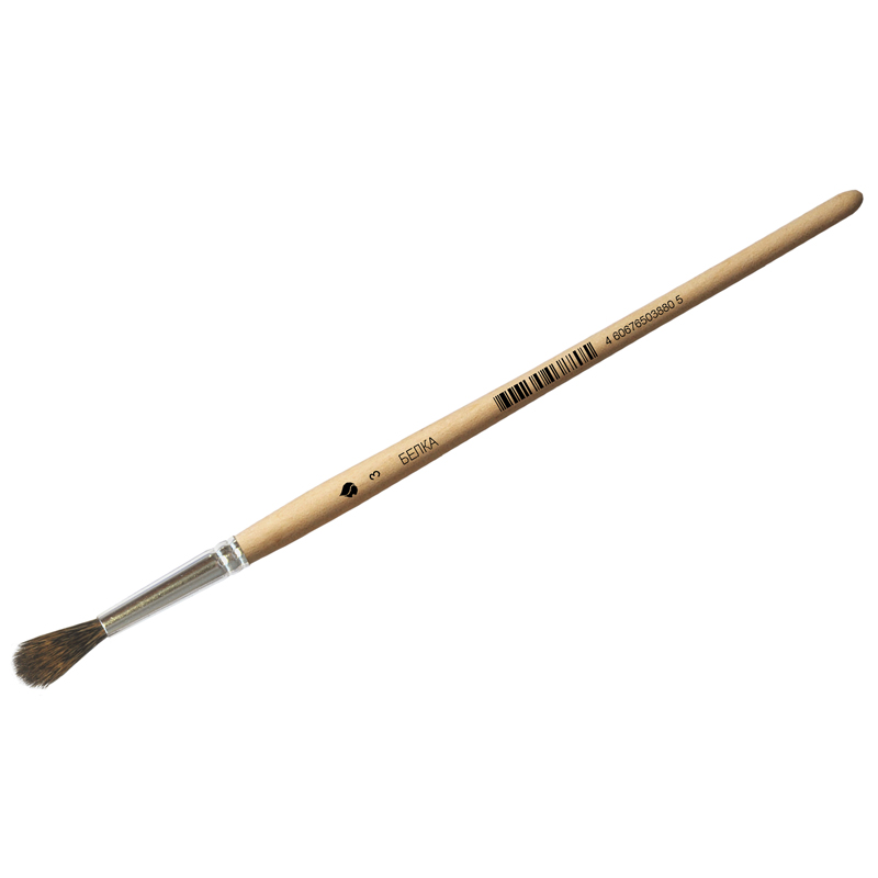 Кисть белка круглая №3 ХМ, 