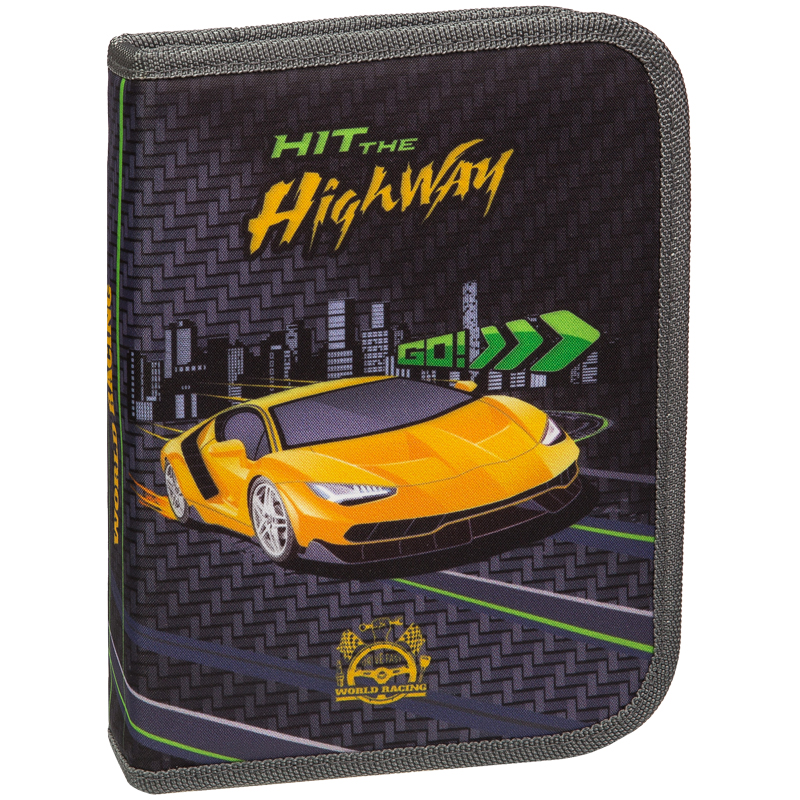 Пенал 1отд BERLINGO Highway 200*140*40 полиэстер 