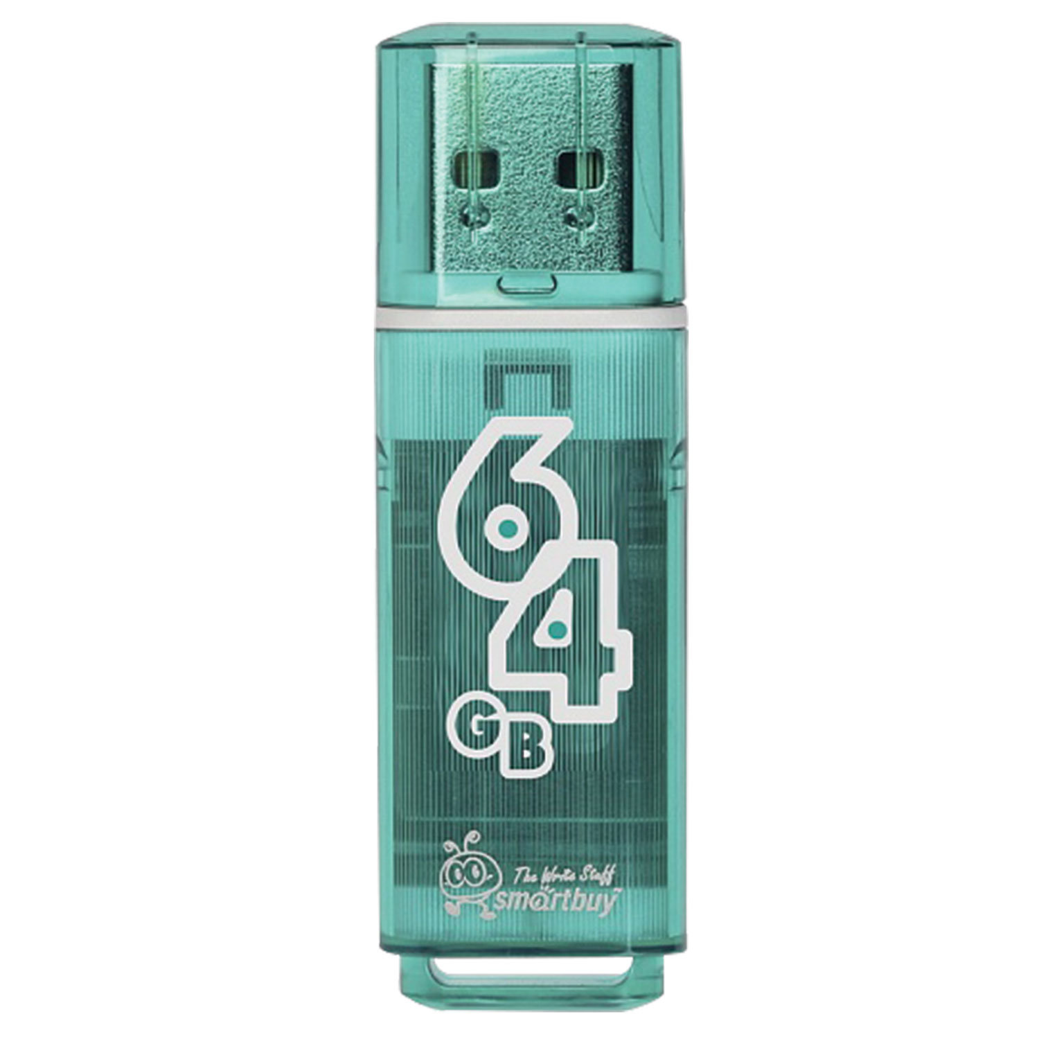 Флэш-диск Smart Buy 64Gb Glossy series Green