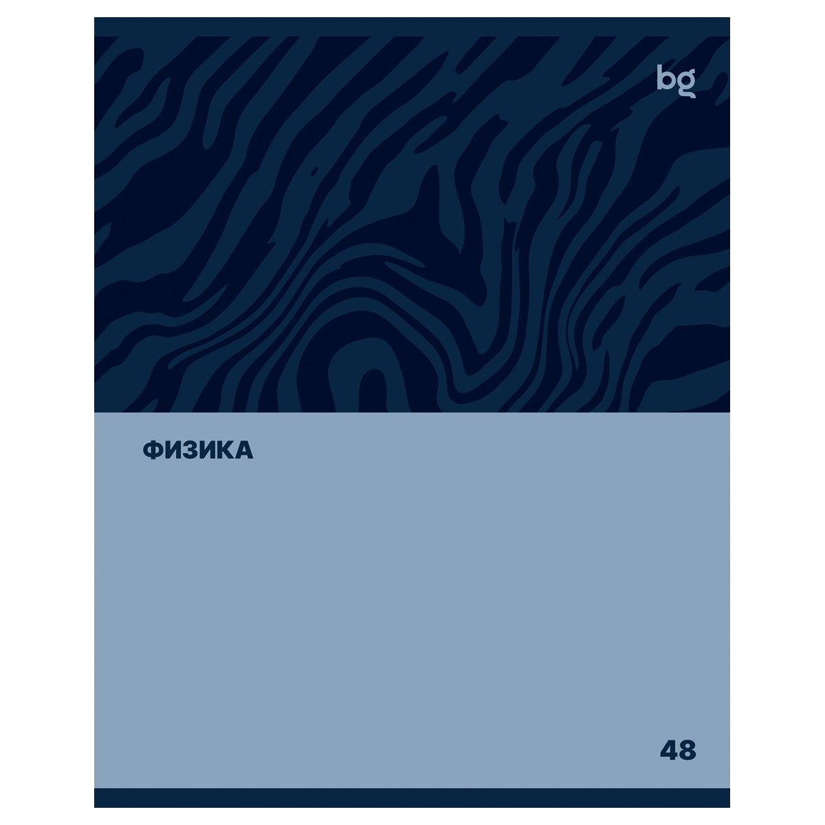 Тетрадь предметная Физика 48л. BG "Single colour" -  эконом