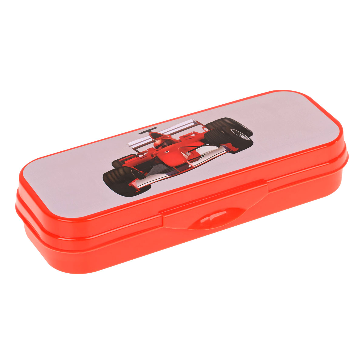 Пенал-футляр 210*90*40 Стамм "Автомобиль", пластик, красный