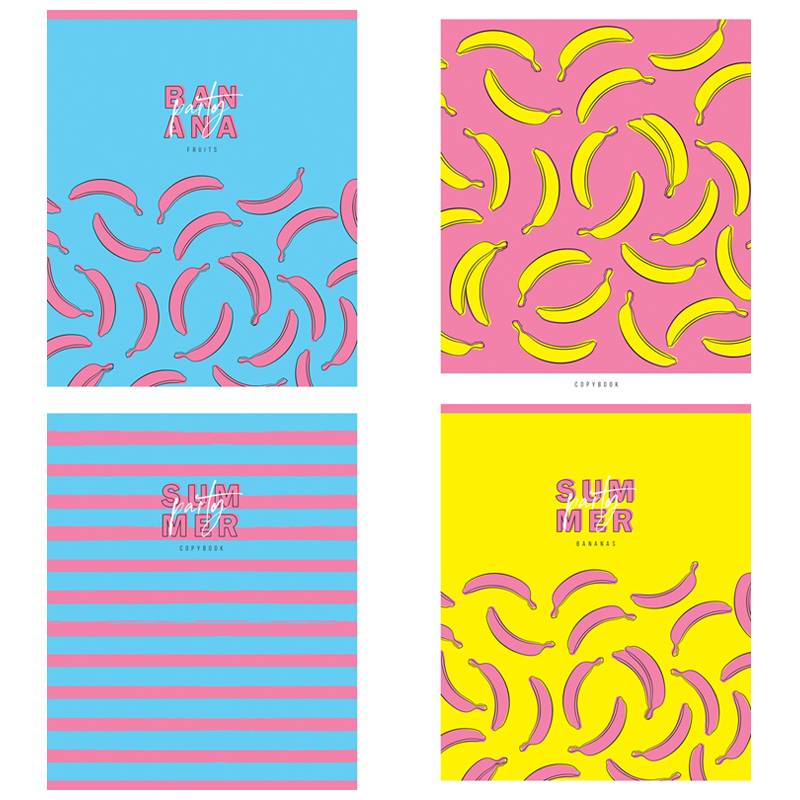 Тетрадь А5 40л лин ArtSpace "Стиль. Banana party"
