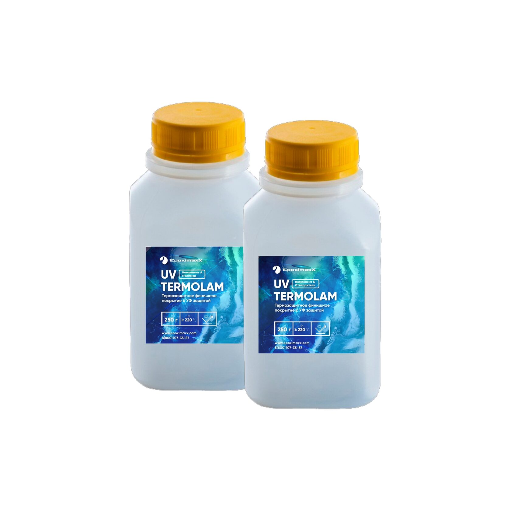 Термозащитное финишное покрытие UV Termolam, 500 г