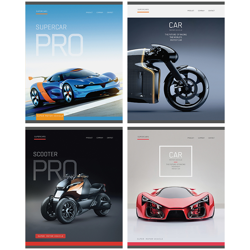 Тетрадь А5 48л кл Greenwich Line. Supercar