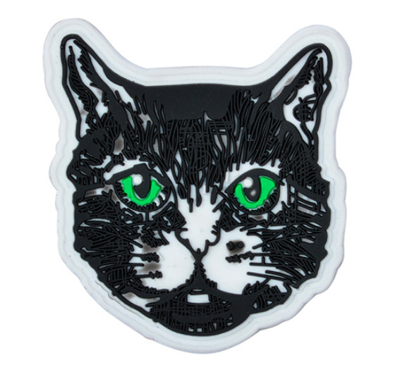 Аппликация пришивная арт.TBY.WJ1320 BLACK CAT 5х5,2см 1шт /20