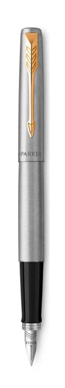 Ручка перьевая Parker "Jotter Stainless Steel GT" 1,0мм, подар. уп.