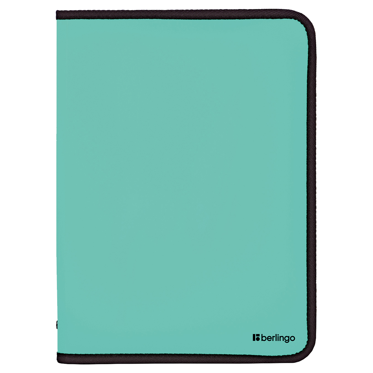Папка на молнии А4 Berlingo Instinct мятный 500мкм