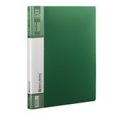 Папка с зажимом А4 зеленый BRAUBERG Contract 0.7мм до 100л
