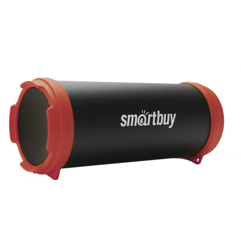 Колонка SmartBuy TUBER MKII  портативная Bluetooth MP3-плеер, FM-радио, черно-красная