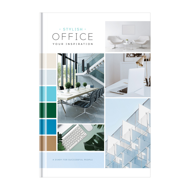 Ежедневник недатированный А5, 136л., 7БЦ OfficeSpace "Офис. Your inspiration", матовая ламинация