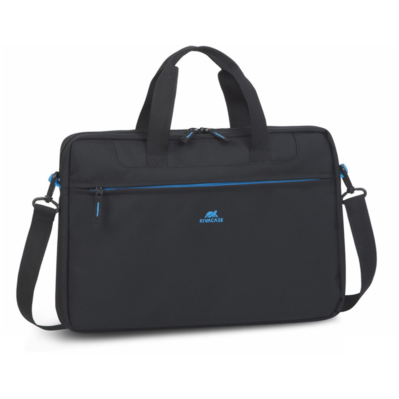 Сумка для ноутбука 15,6" RivaCase 8037, полиэстер, черный, 420*290*55мм