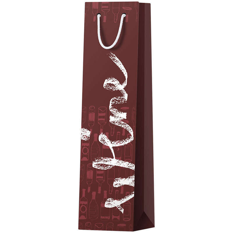 Пакет подарочный 12*36*8,5см ArtSpace "Red and white", отд. выбор. лаком, матовое ламинированние, по Пакет подарочный 12*36*8,5см ArtSpace "Red and white", отд. выбор. лаком, матовое ламинированние, по