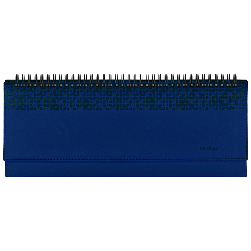 Планинг недатированный, 64л., 330*130мм, кожзам, Berlingo "Vivella Prestige", синий