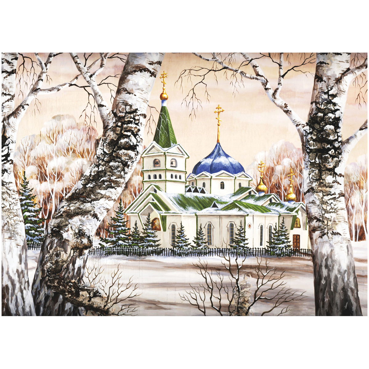 Пазл 1000 эл. ТРИ СОВЫ "Храм"