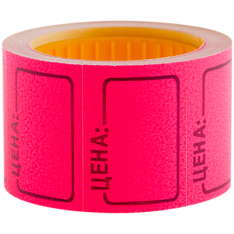 Ценник средний OfficeSpace, 35*25мм, малиновый, 200шт./рулон Ценник средний OfficeSpace, 35*25мм, малиновый, 200шт./рулон