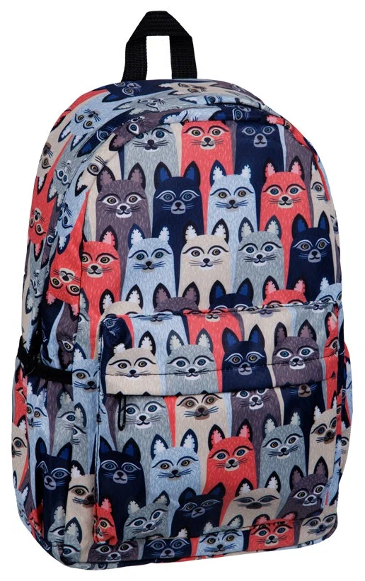 Рюкзак ArtSpace Pattern "Cats", 41*28*14cм, 1 отделение, 3 кармана Bdg_18052
