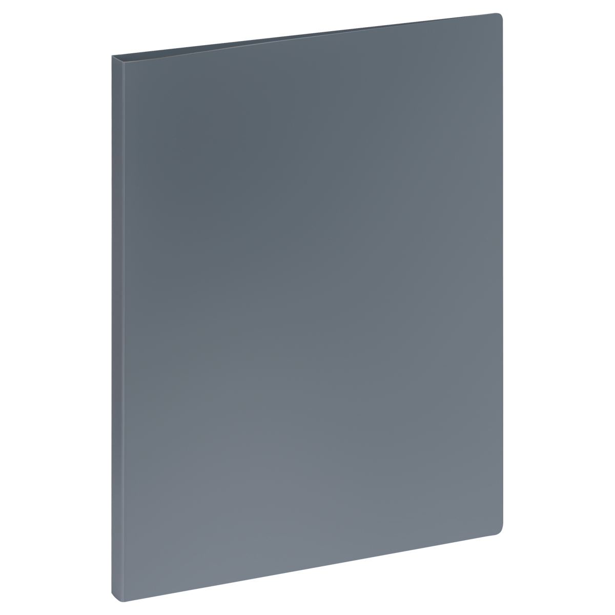 Папка 20 файлов А4 СТАММ 14мм, 500мкм, пластик серая