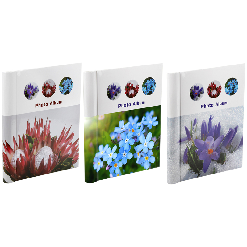 Фотоальбом магнитный 20 листов 23*28см, "Цветы" 