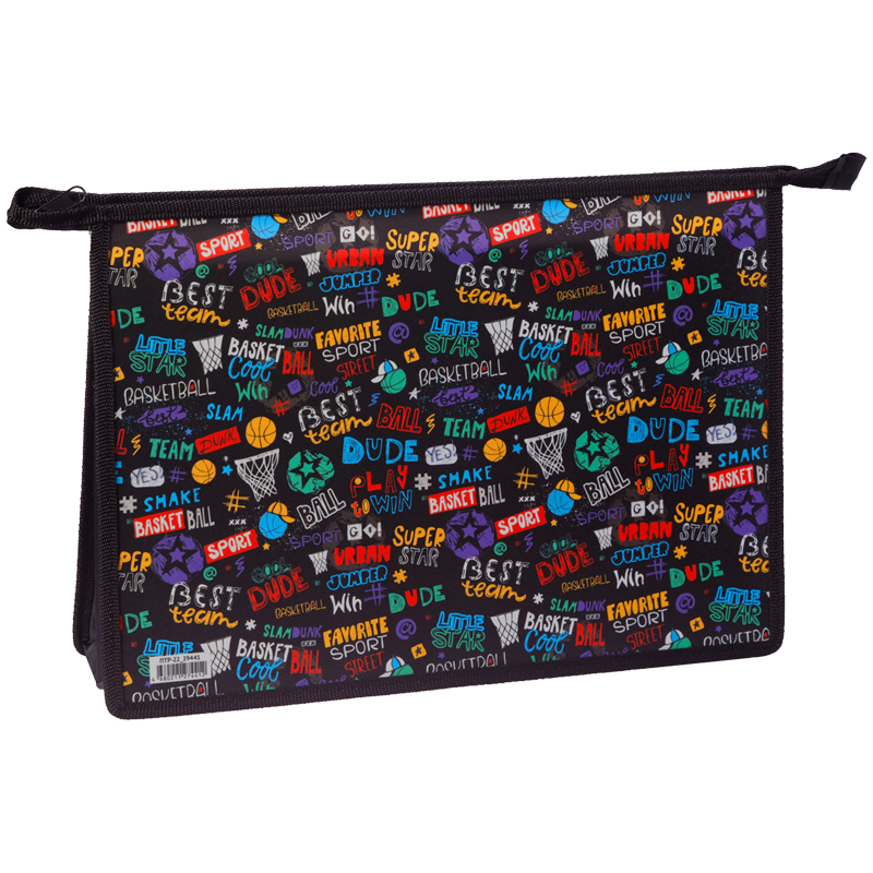 Папка для тетрадей А4 на молнии 2отд ARTSPACE Sport  