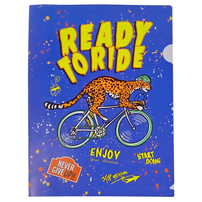 Папка-уголок А4 1отд SWAG 180мкм