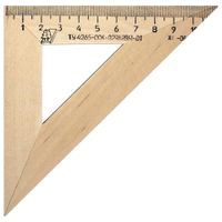 Треугольник деревянный 23см 30 градусов МОЖГА УЧД 