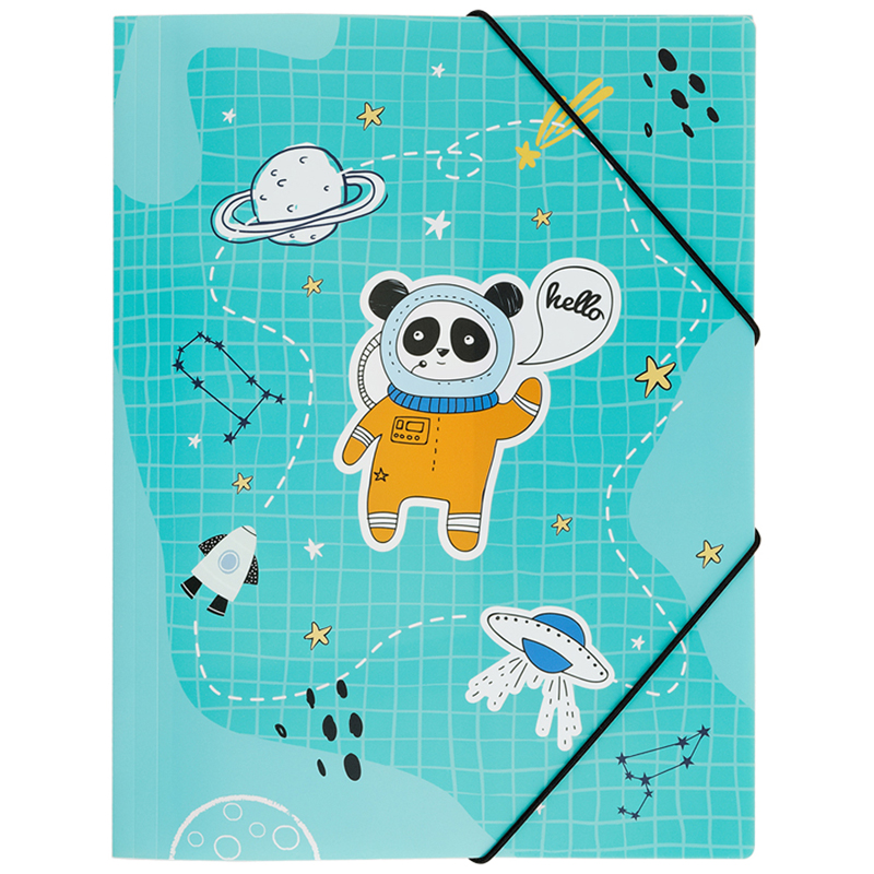 Папка на резинке MESHU "Space adventure" А4, 500мкм 