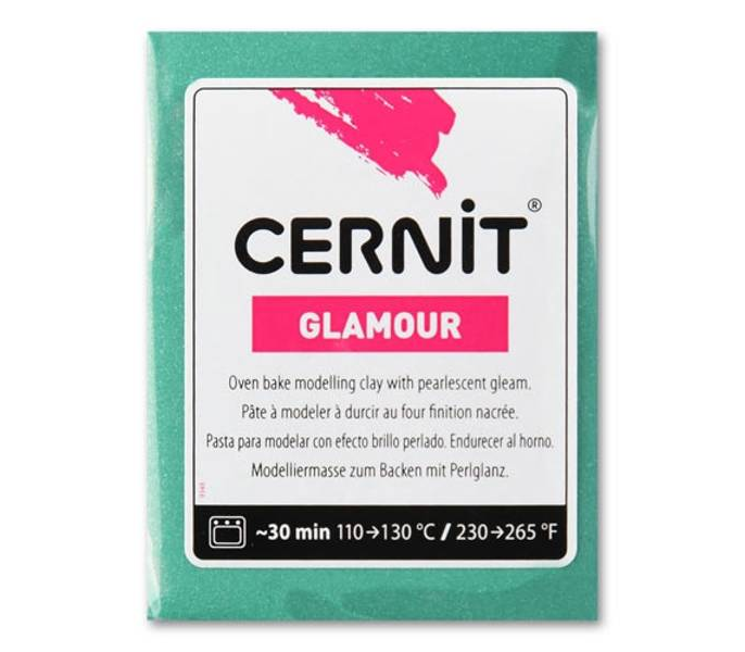 Полимерный моделин CERNIT-Glamour 56гр зел перл