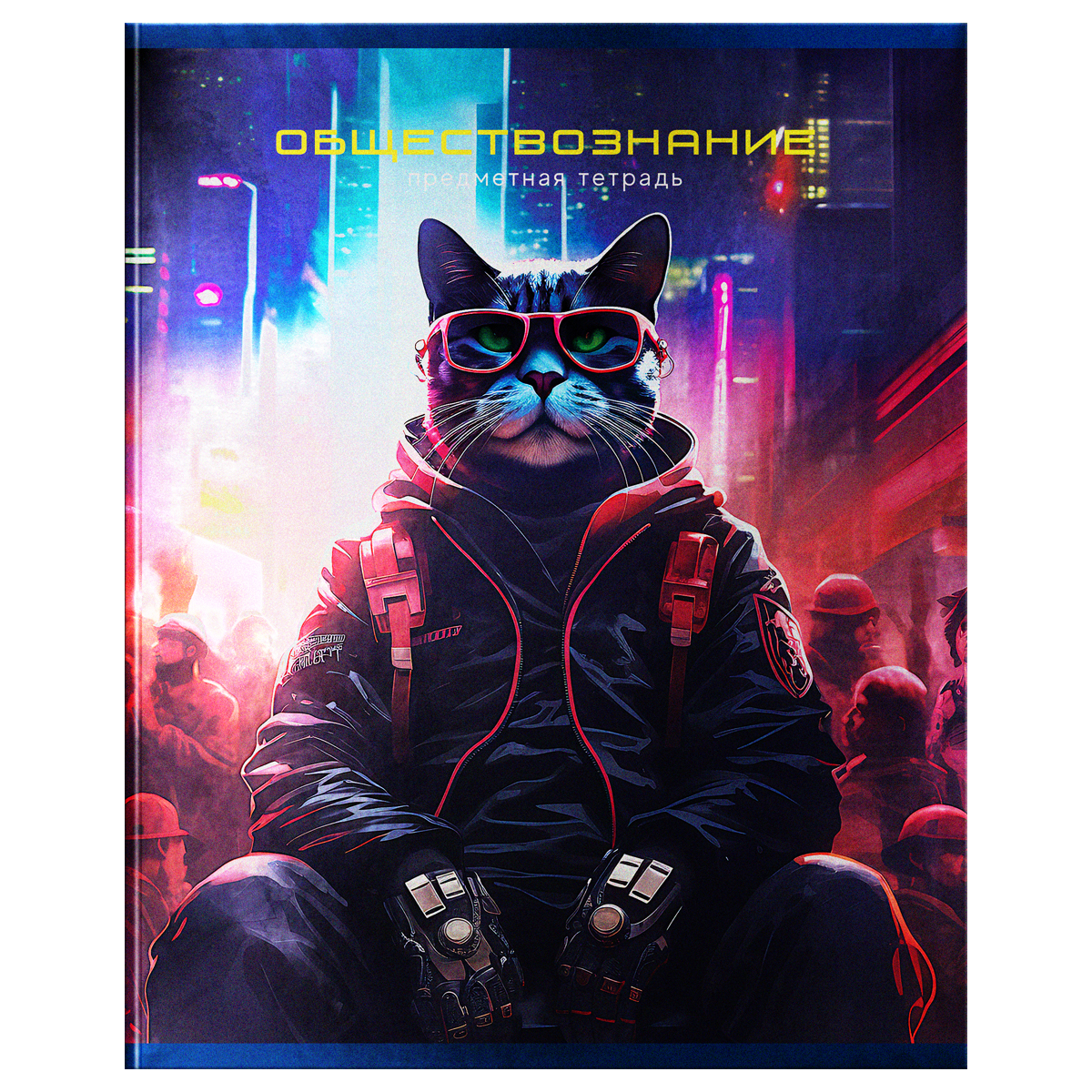 Тетрадь предметная Обществознание 48л. BG "Мир будущего" металлизированный картон