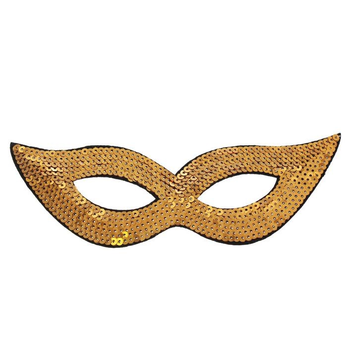 Карнавальная маска "Незнакомка", цвет золото 1496113