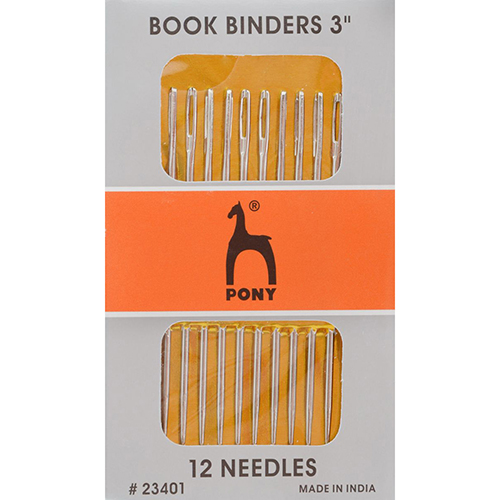 23401 Иглы ручные для переплетных работ Book Binders 3, 12шт, PONY ()