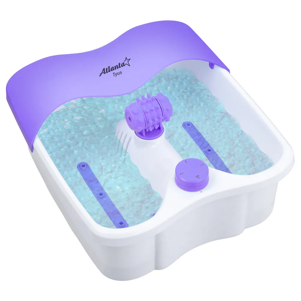 АТН-6413 Гидромассажная ванночка для ног, фиолетовая