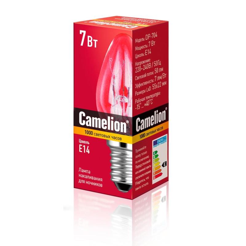 Camelion DP-704 BL-4 7W (Лампа нак. для ночников)
