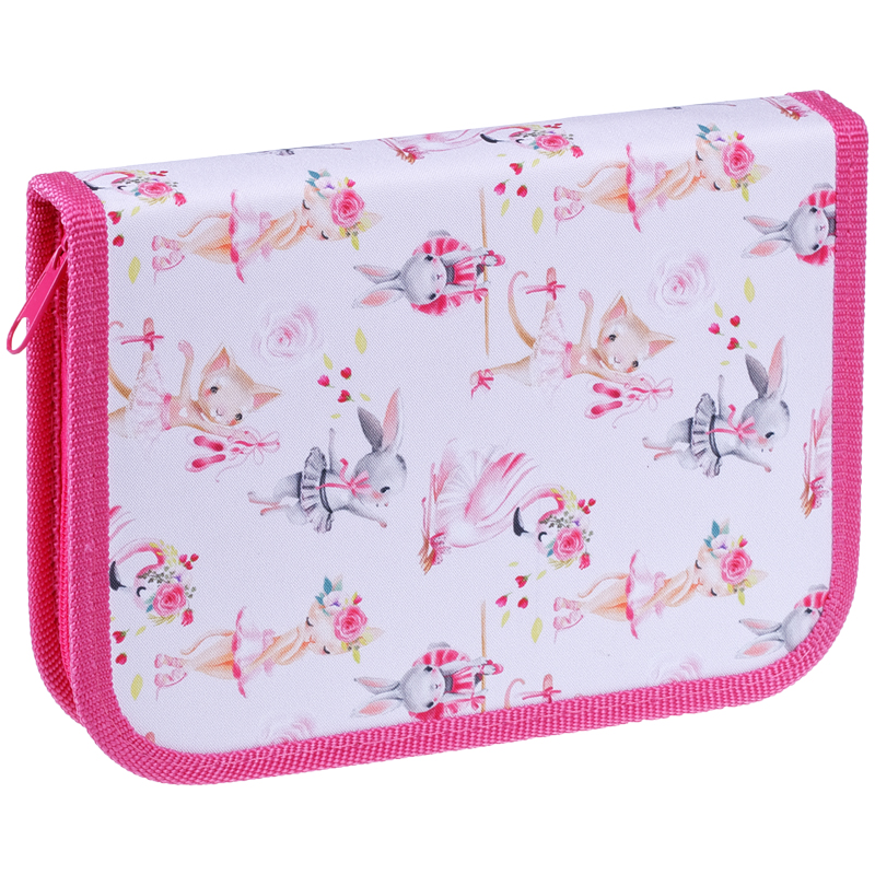 Пенал 1 отделение, 190*130 ArtSpace "Нежность", доп. секция, ткань