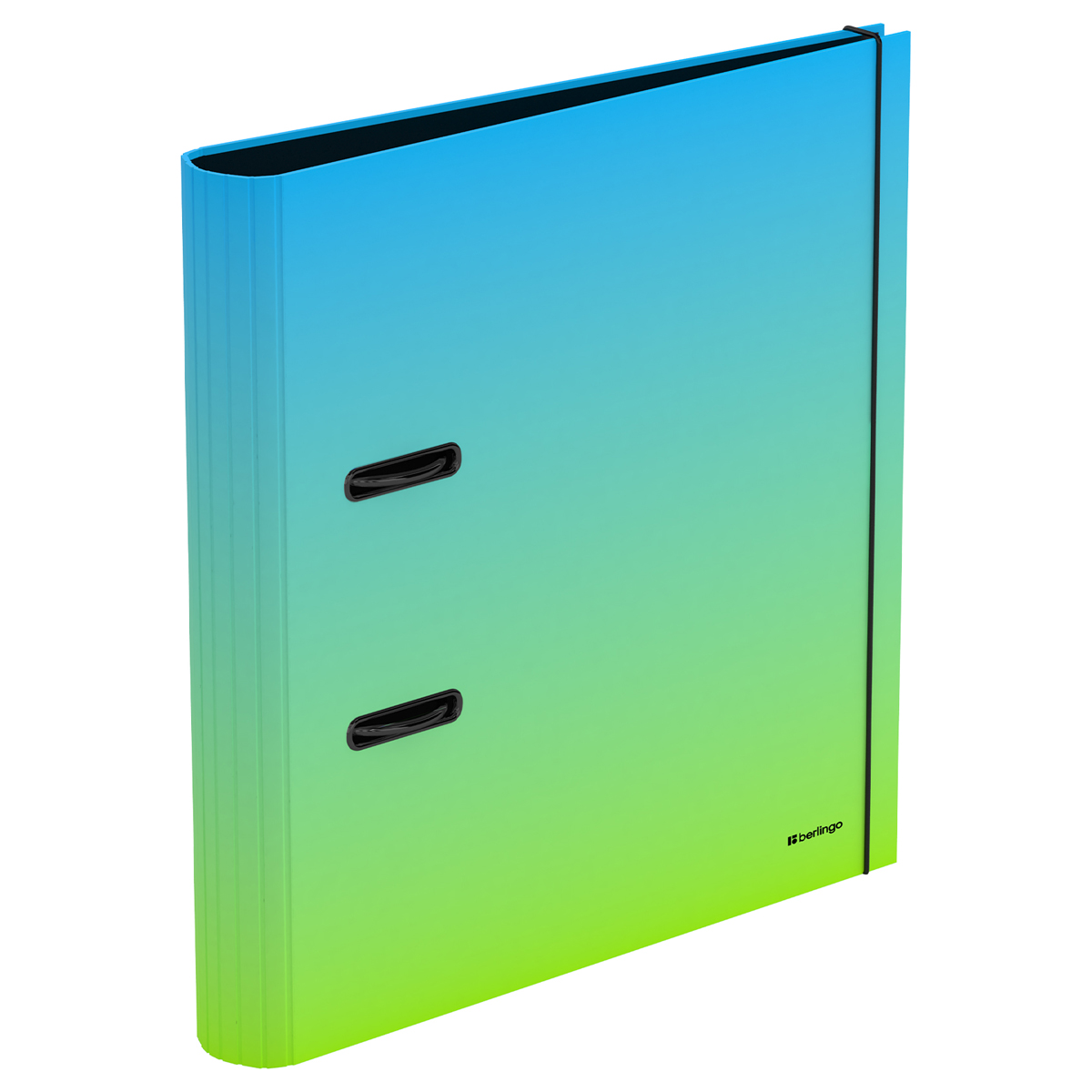 Папка-регистратор 50мм Berlingo. Radiance ламинированная голубой/зеленый градиент