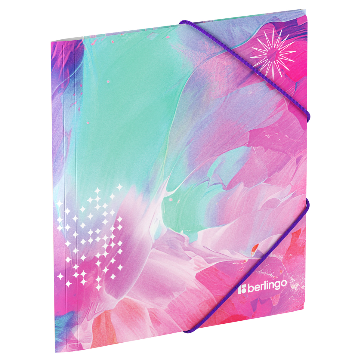Папка для тетрадей на резинке Berlingo "Collision XS" А5+, 600мкм, с рисунком 