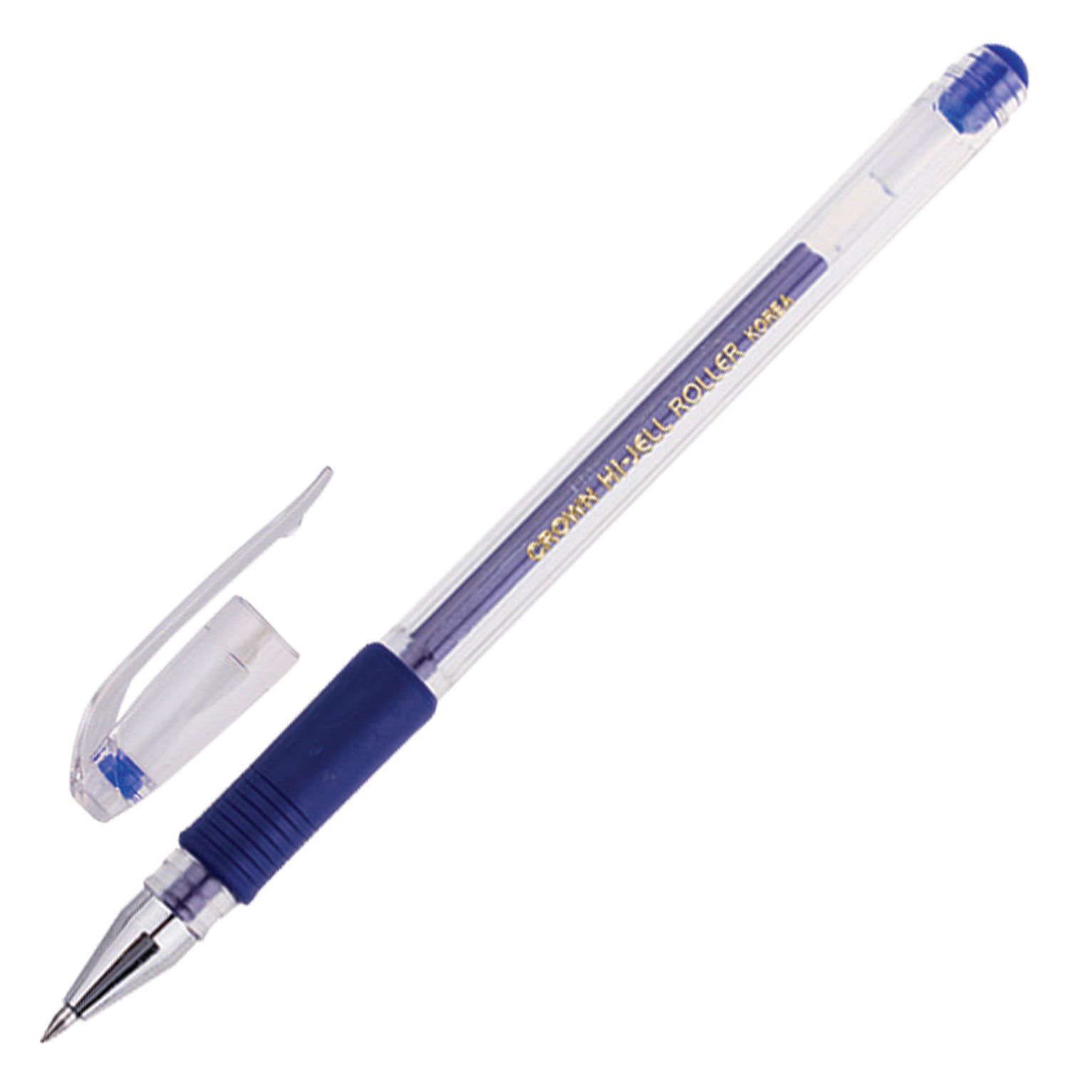 Ручка с прозрачным корпусом. Ручка гелевая Crown Hi-Jell. Ручка гелевая Crown "Hi-Jell Needle Grip". Гелевая ручка Crown HJR-500r. "Crown". Ручка гелевая "Hi-Jell" HJR-500r,.