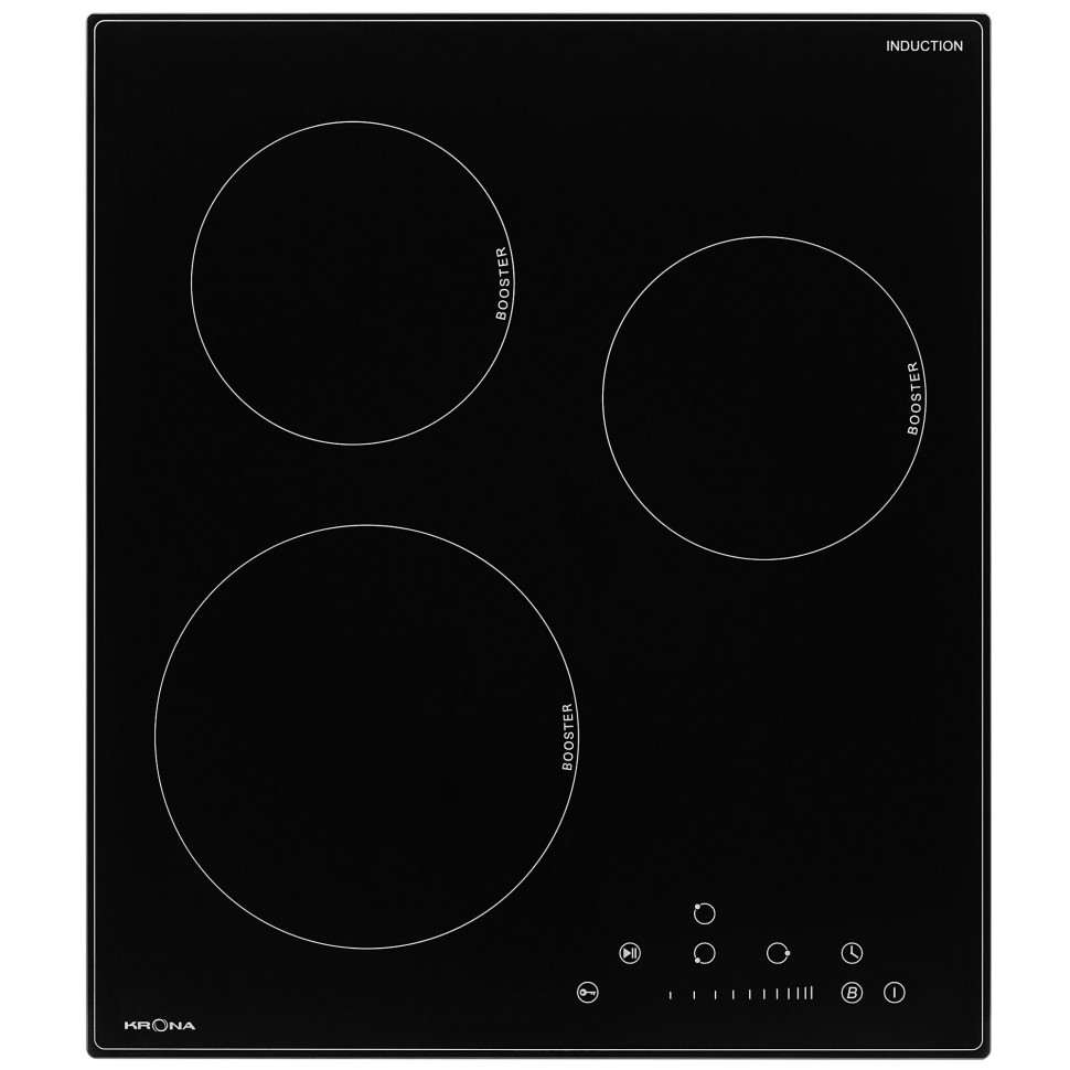 Встраиваемая индукционная независимая поверхность Krona FORTE 45 BL 